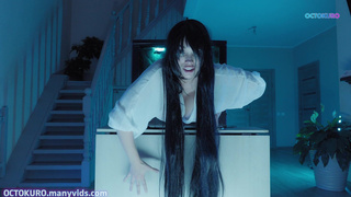 Секс-пародия на "Звонок": она вылезла из телевизора и получила горячий минет!