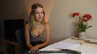 Not exactly a common astrologer's technique. Sucked him off and fucked herself to solve the problem