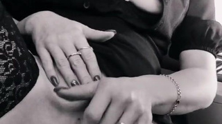 I jerked off my pussy right in the parking lot in the car - (from the first person).mp4