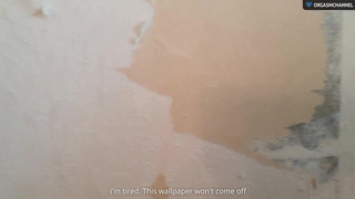 Helped a neighbor with repairs and she helped me cum.mp4