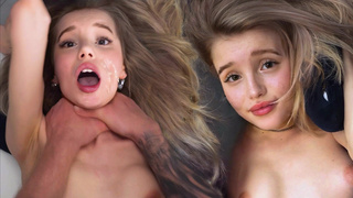 Милка Уэй в горячем хардкоре: страстный трах на столе у парикмахера