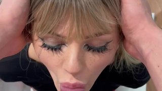 Mila Sobolov - [OF] - Enchanting Eyes Angel Facefucked & Facialed.mp4