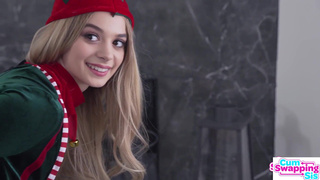 Развратный праздник: две киски делят сперму в жарком МЖМ