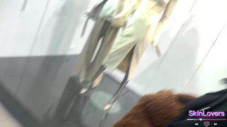 The bitch didn't want to go home, so I fucked her at the mall. With conversations and plot